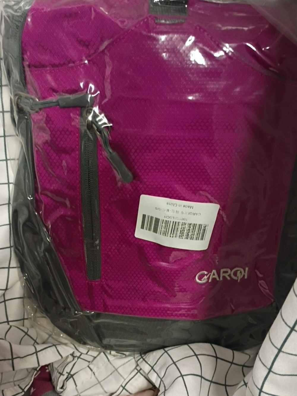 ARQ Magenta Backpack with Black Accents